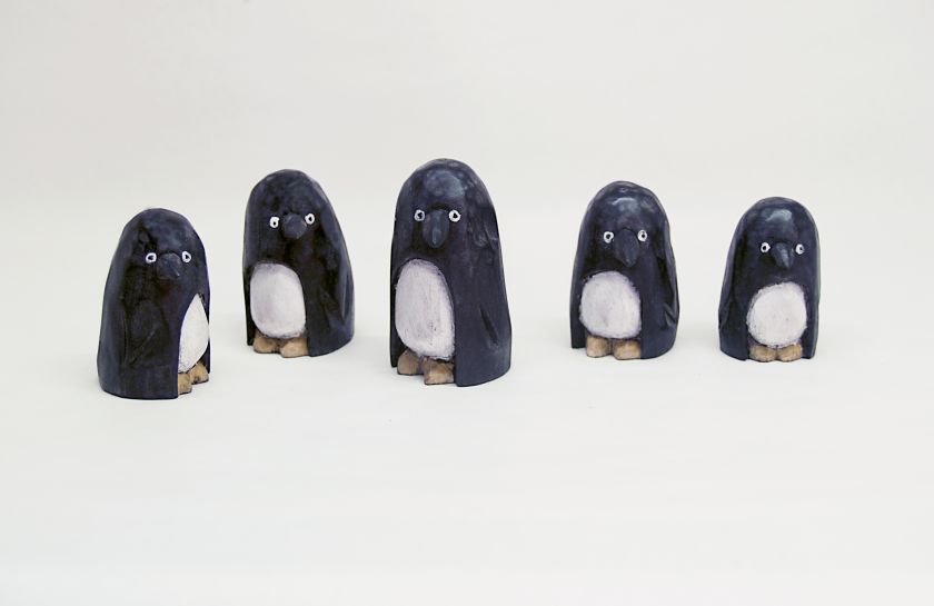 Hand carved Penguin