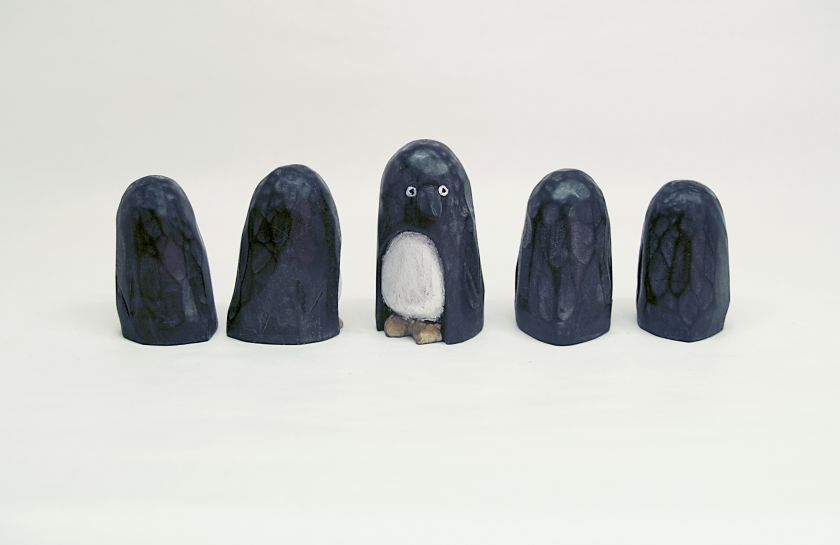 Hand carved Penguin