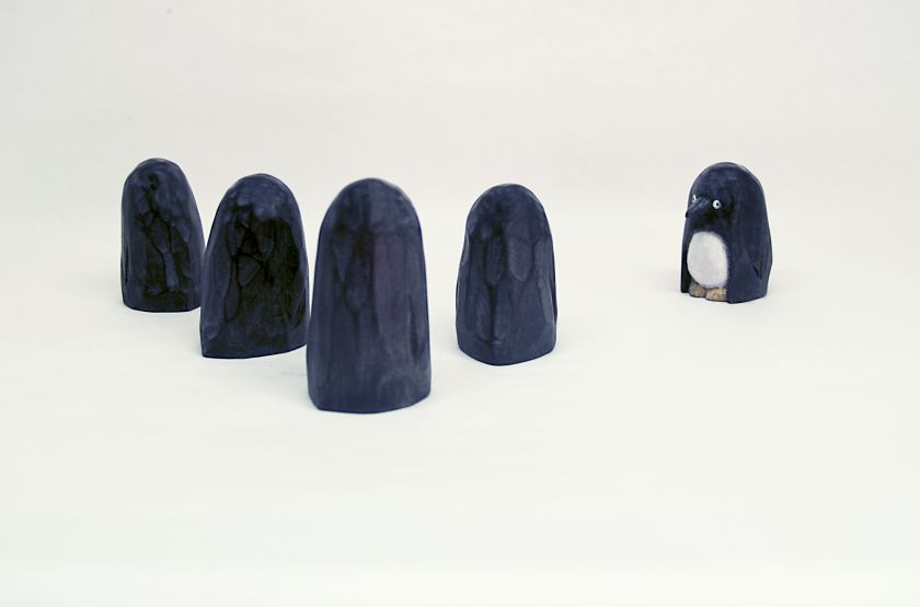 Hand carved Penguin