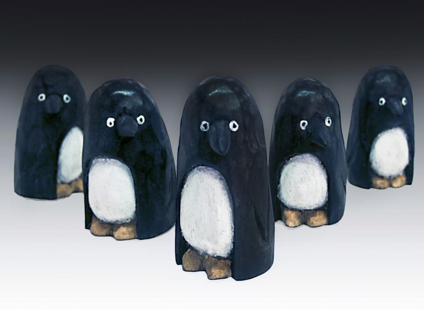 Hand carved Penguin
