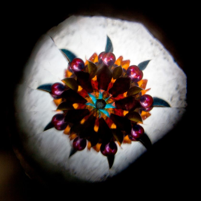 Kaleidoskop mit Perlen - Anhänger