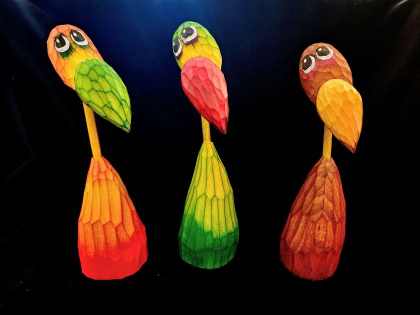 Wooden bird
