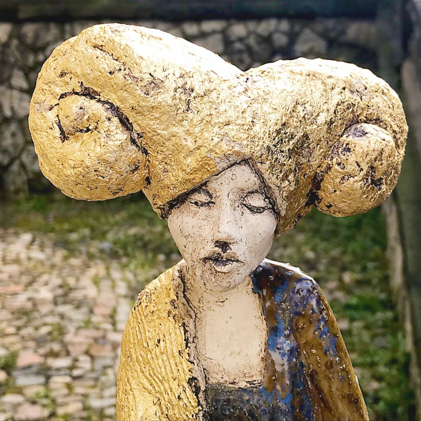 Ceramic Statue - Golden Princess