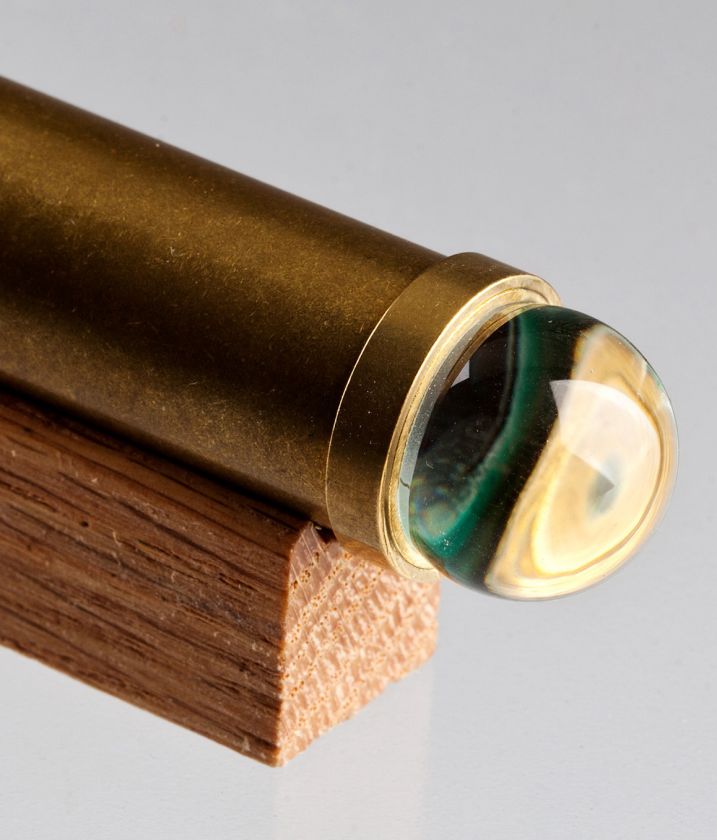 Brass Kaleidoscope with Marble Lense