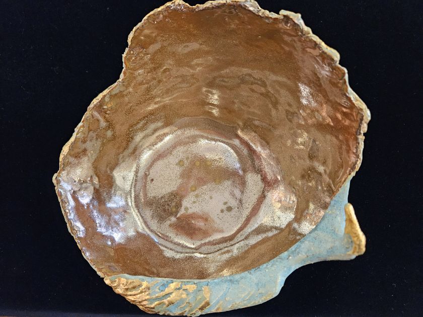 Ceramic bowl - bird