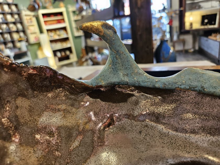 Ceramic bowl - bird