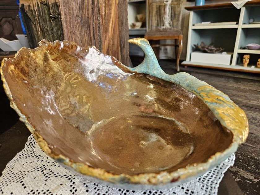 Ceramic bowl - bird
