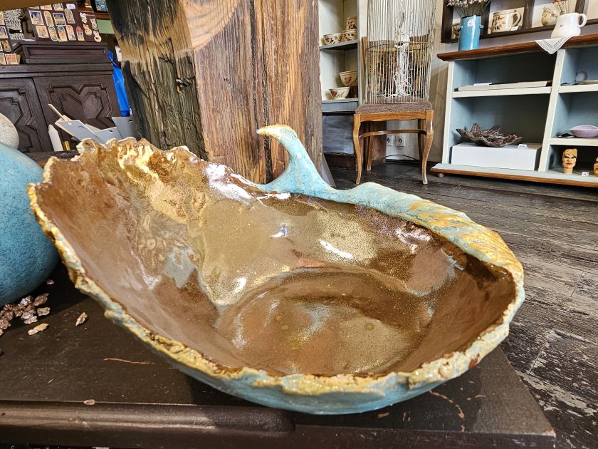 Ceramic bowl - bird
