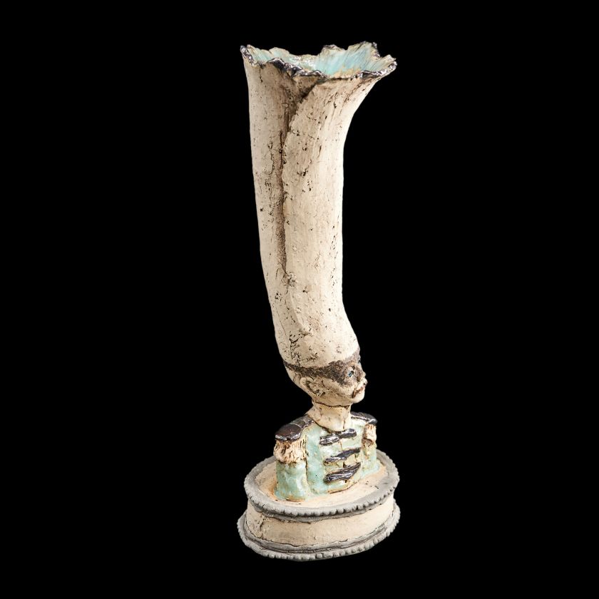 Ceramic vase Open Mind - small