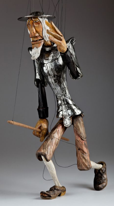 Dřevěná socha - Don Quijote