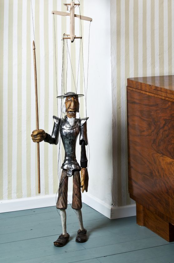 Dřevěná socha - Don Quijote