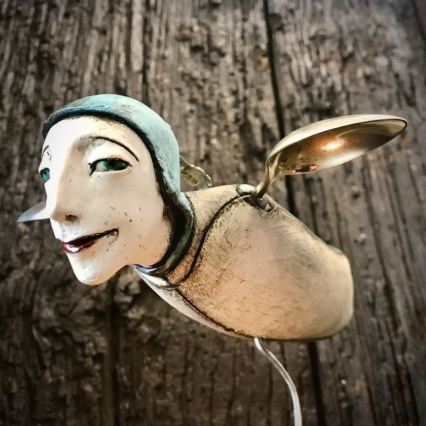 Ceramic Angel Candle Holder