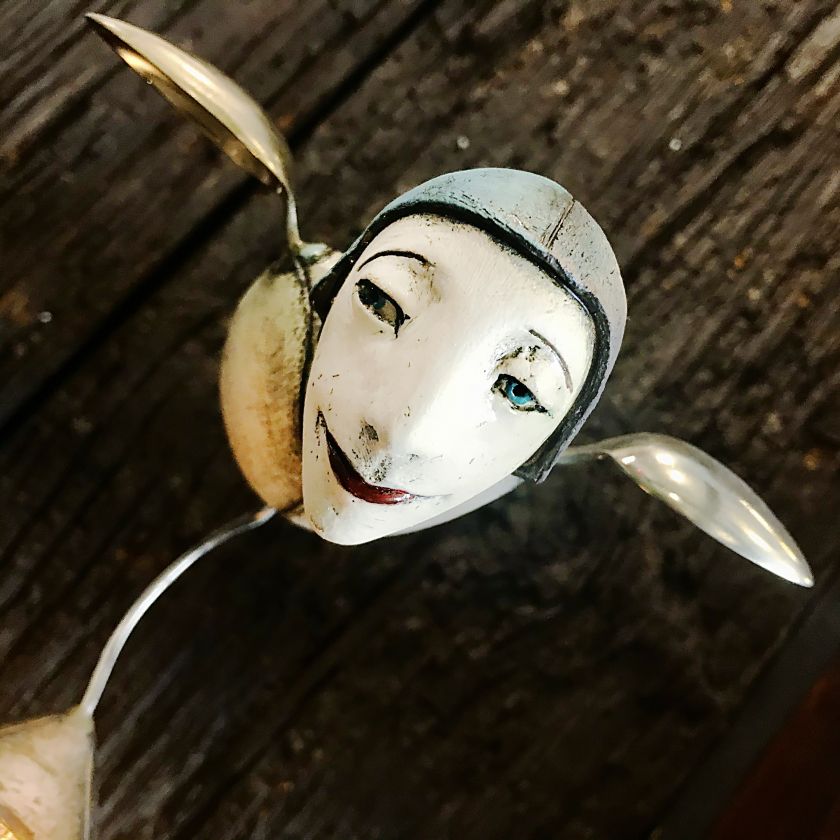 Ceramic Angel Candle Holder