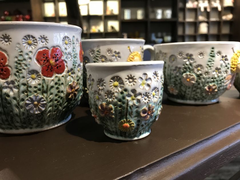 Hrnek s lučními květy 0,2 - espresso