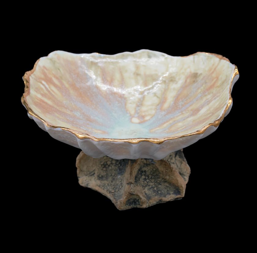 Porcelain bowl - Coral shell