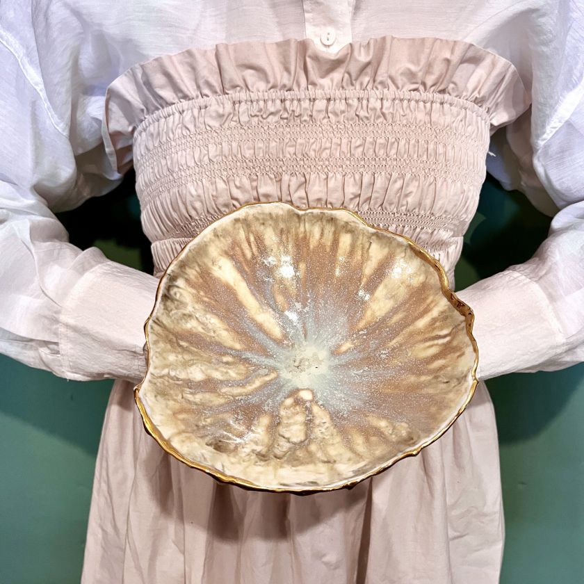 Porcelánová mísa - Korálová skořápka