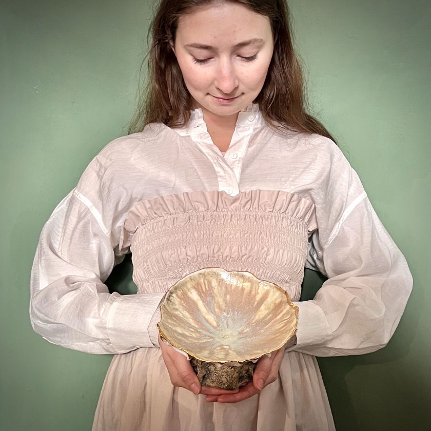 Porcelánová mísa - Korálová skořápka