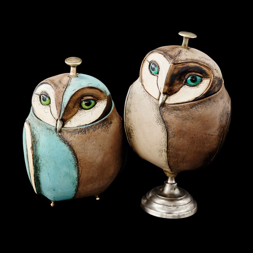 Ceramic Owl Pot