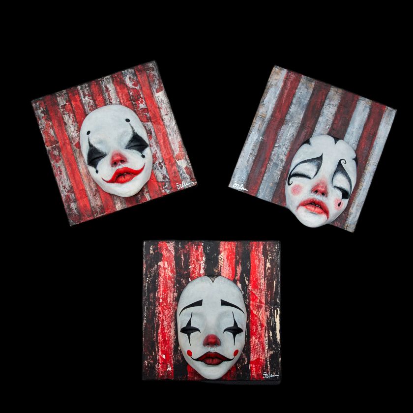 Wanddekoration - Clown