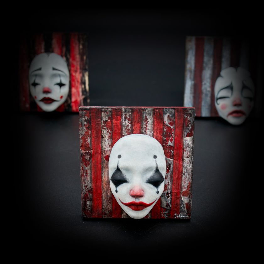 Wanddekoration - Clown