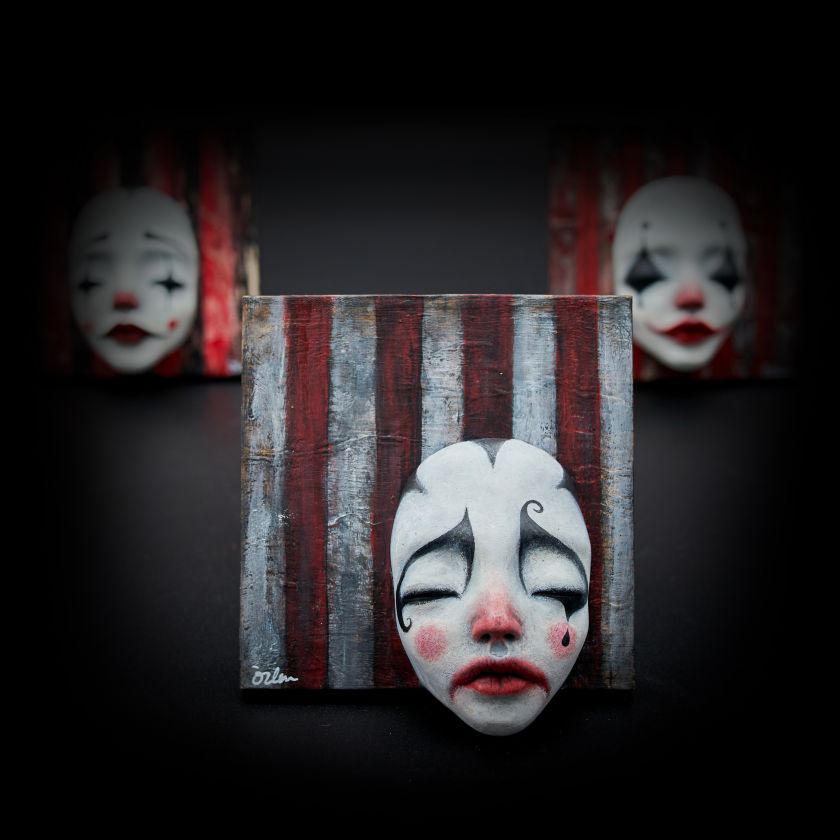 Wanddekoration - Clown