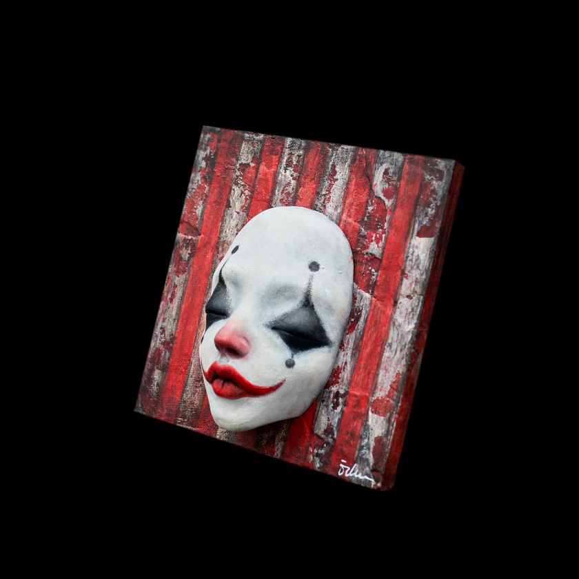 Wanddekoration - Clown