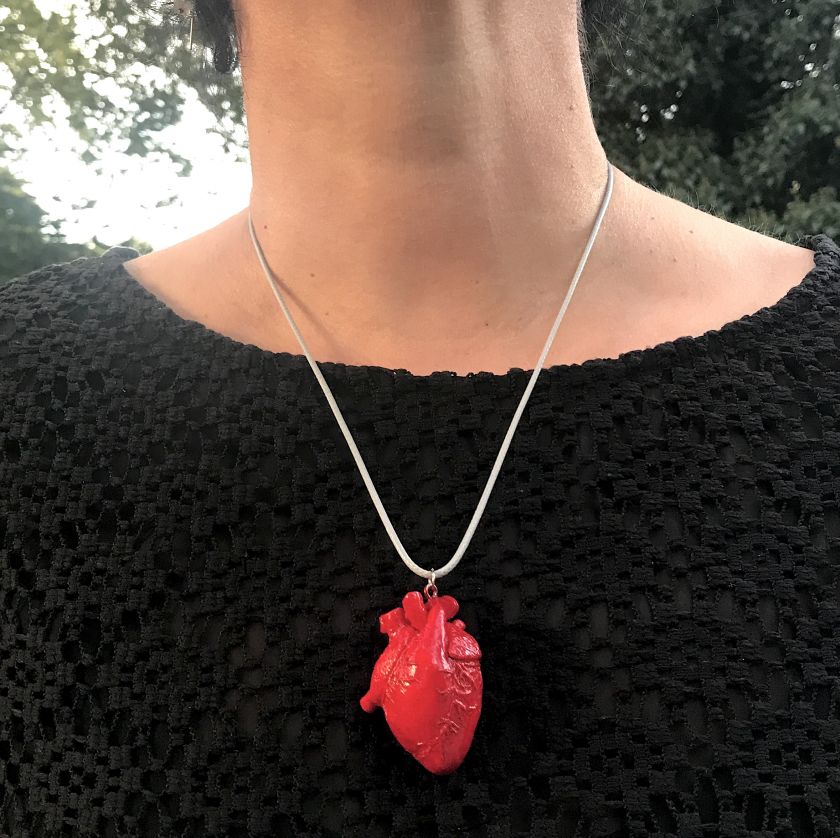 Strangelove - Large Anatomical heart pendant