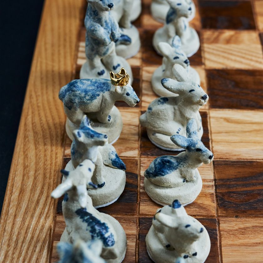 Wild Gambit - handmade chess set