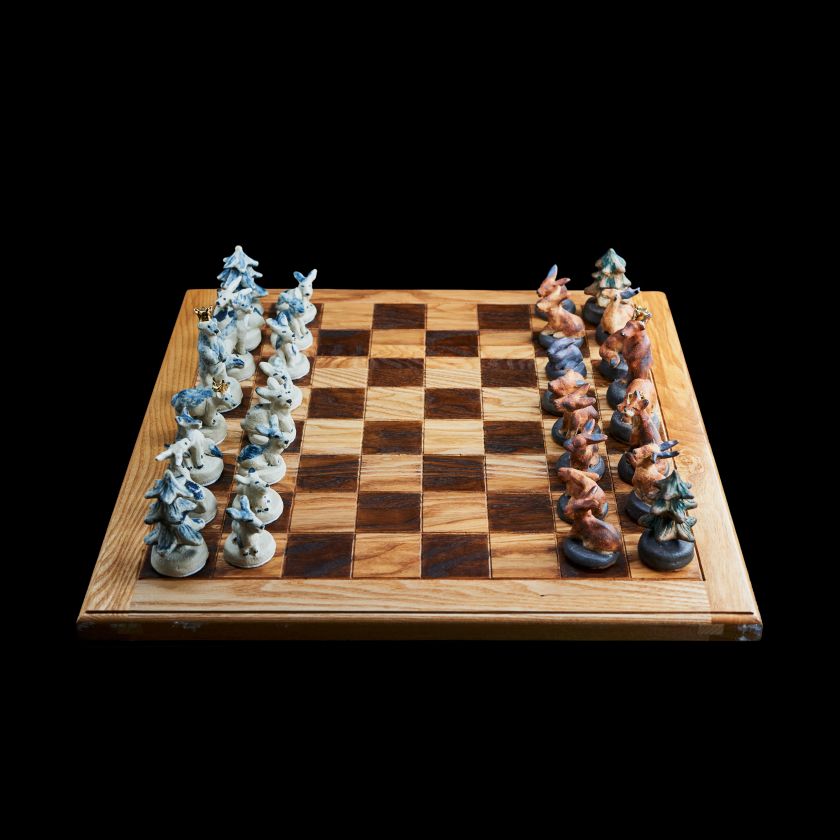 Wild Gambit - handmade chess set