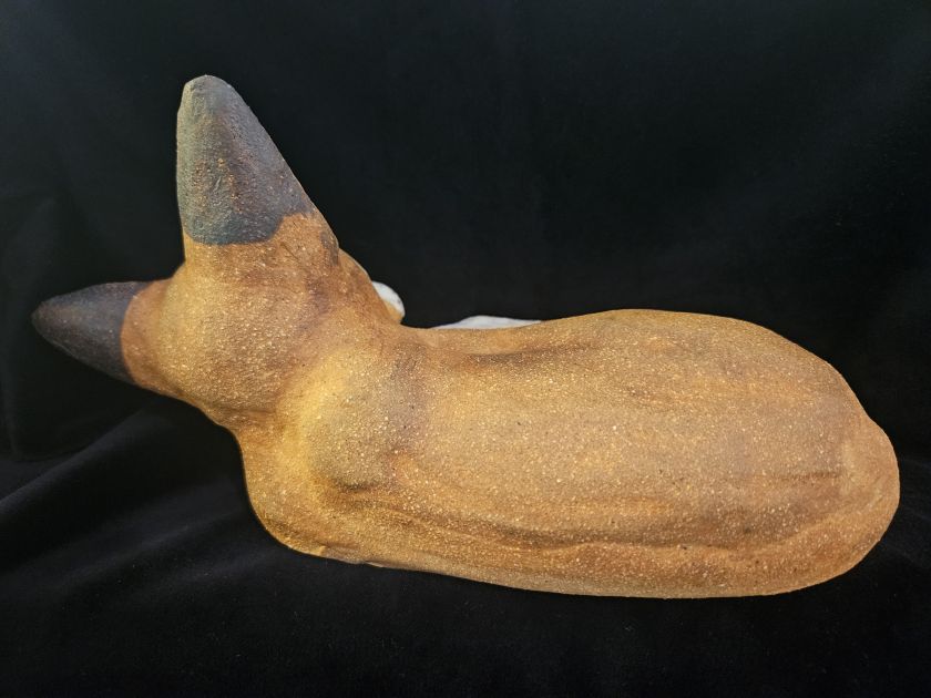 Handmade ceramic - Fox statue