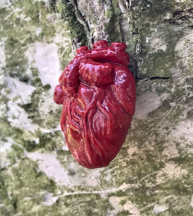 Strangelove - Anatomical heart pin (small)