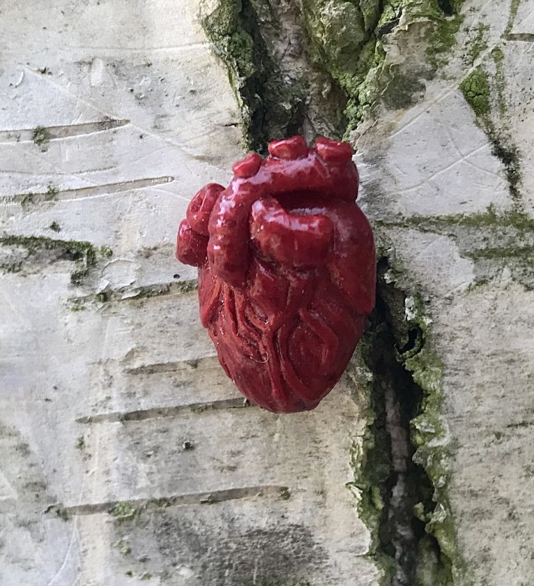 Strangelove - Anatomical heart pin (small)