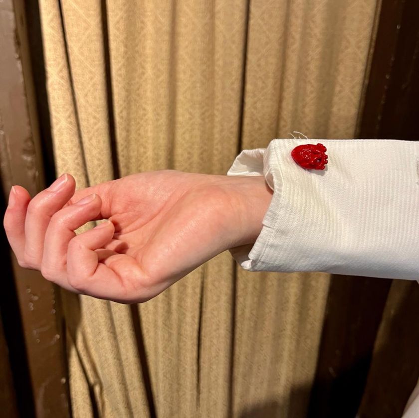 Strangelove - Anatomical heart cufflinks