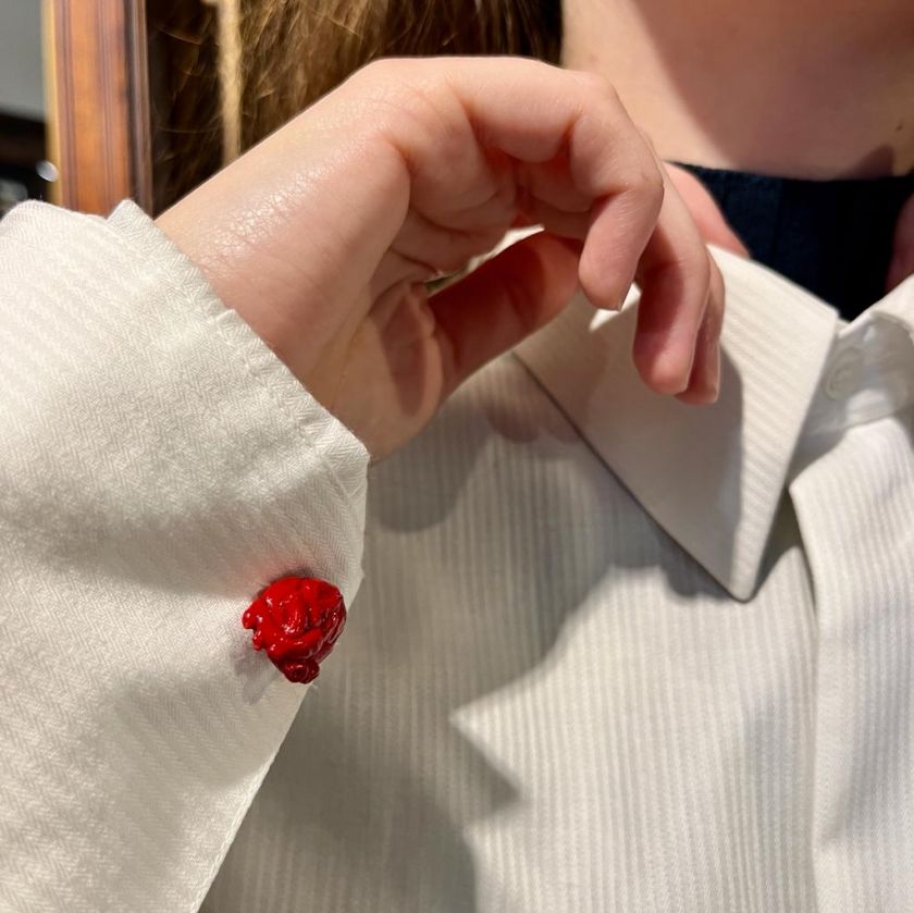 Strangelove - Anatomical heart cufflinks