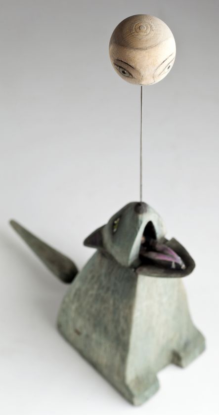 Wolf der den Mond anheult
