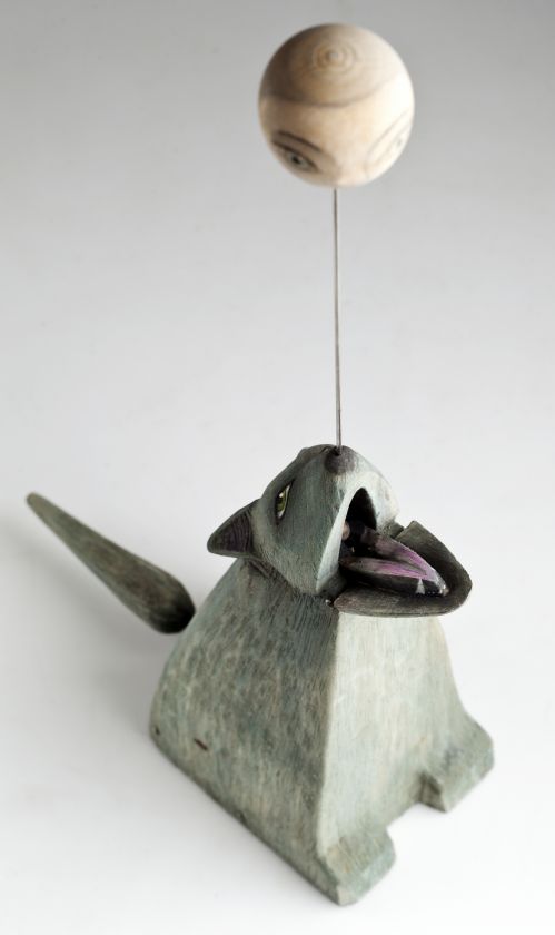 Wolf der den Mond anheult