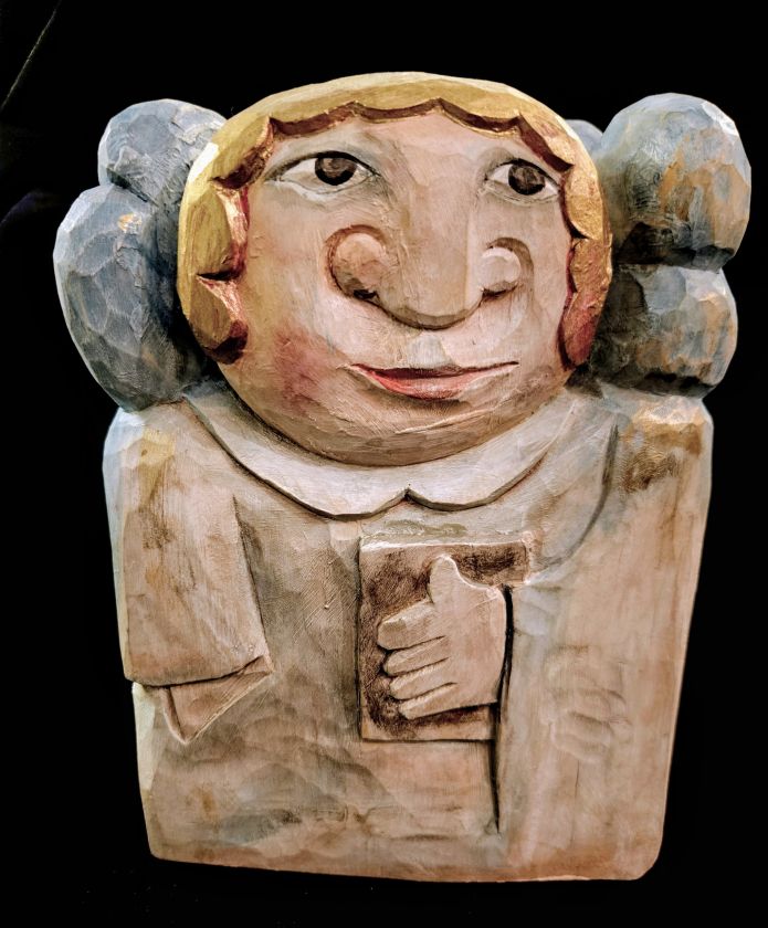 Wooden angel