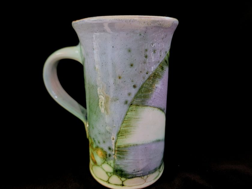 Hand-painted tall mug
