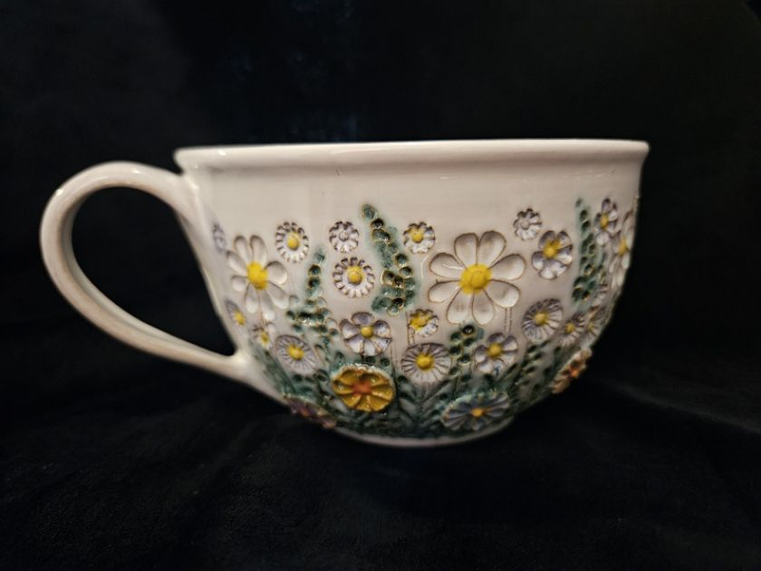 Meadow embossed cup (large) 0.6L