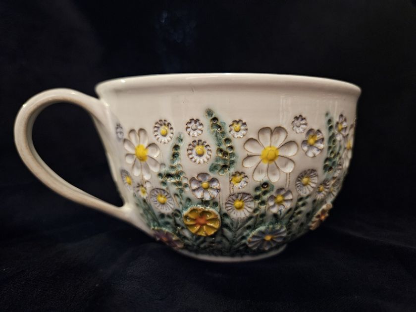 Meadow embossed cup (large) 0.6L