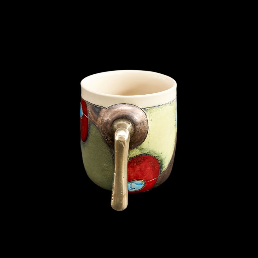 Cup with Antique Brass Handle - small 0.25L - 0.3l