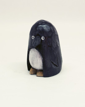 Handgeschnitzter Pinguin