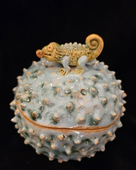 Keramická dóza Chameleon