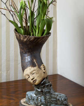 Keramikvase Open mind - groß