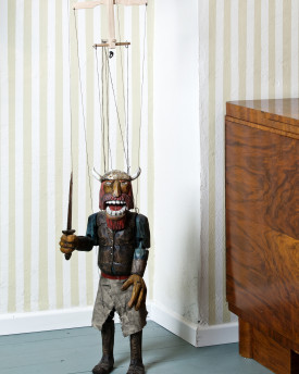 Holzstatue - Wiking