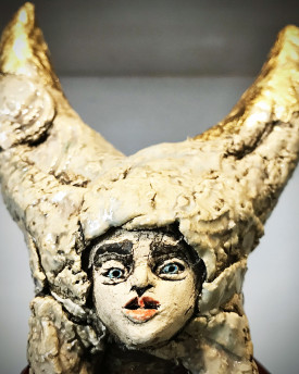 Ceramic bowl - Bathing prince