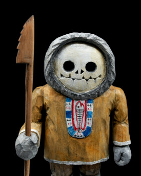 Holzstatue - Titan Tornasuk