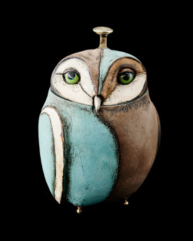 Ceramic Owl Pot