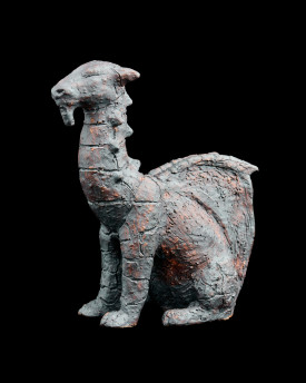 Curious Dragon - Ceramic Statue