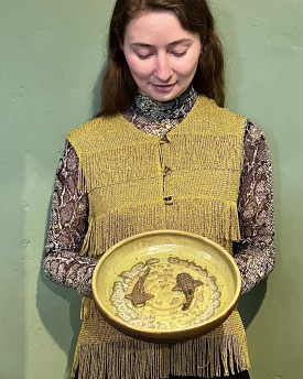 Curious Creatures- Whale Shark Ceramic Plate